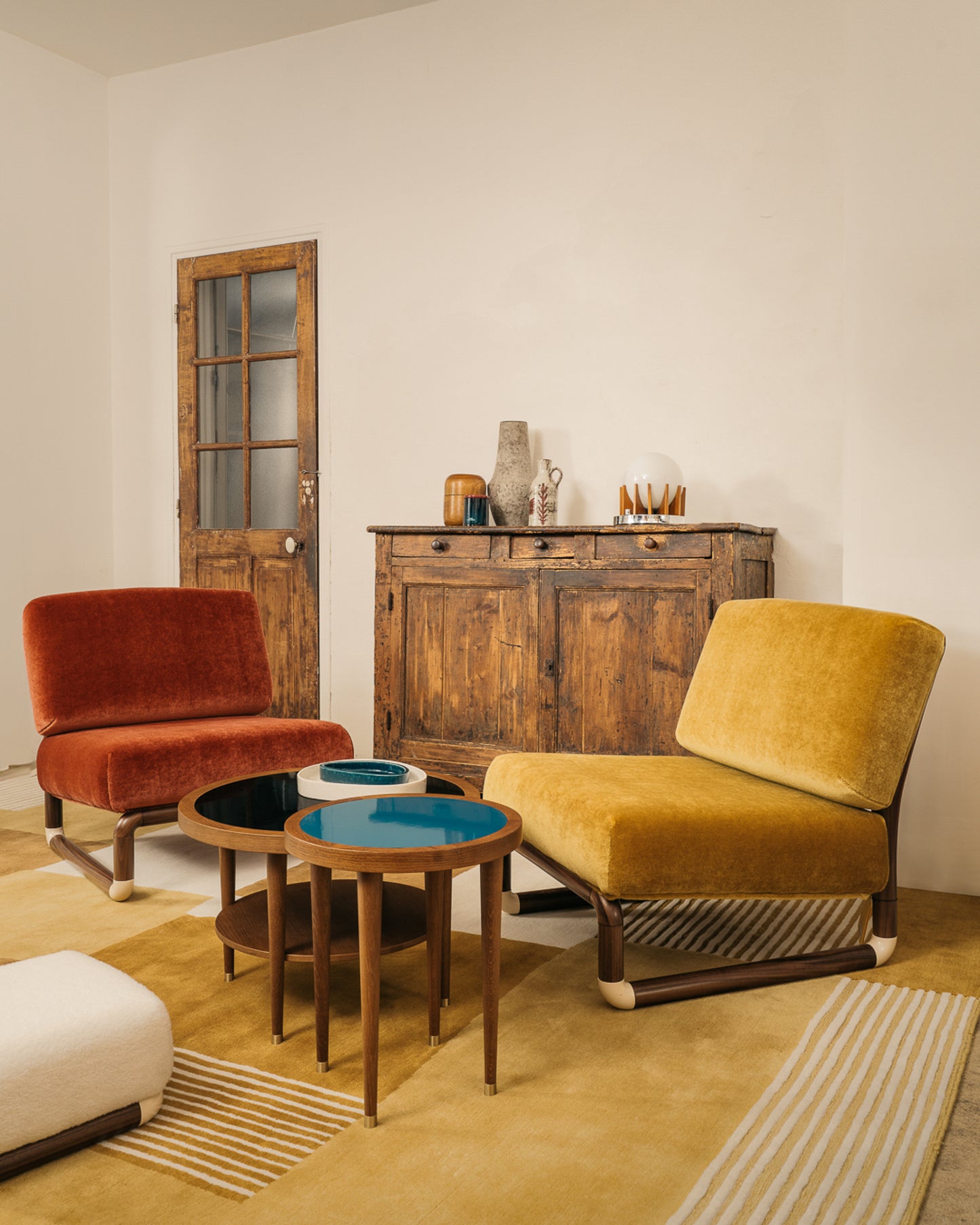 Boro Rug - Ochre