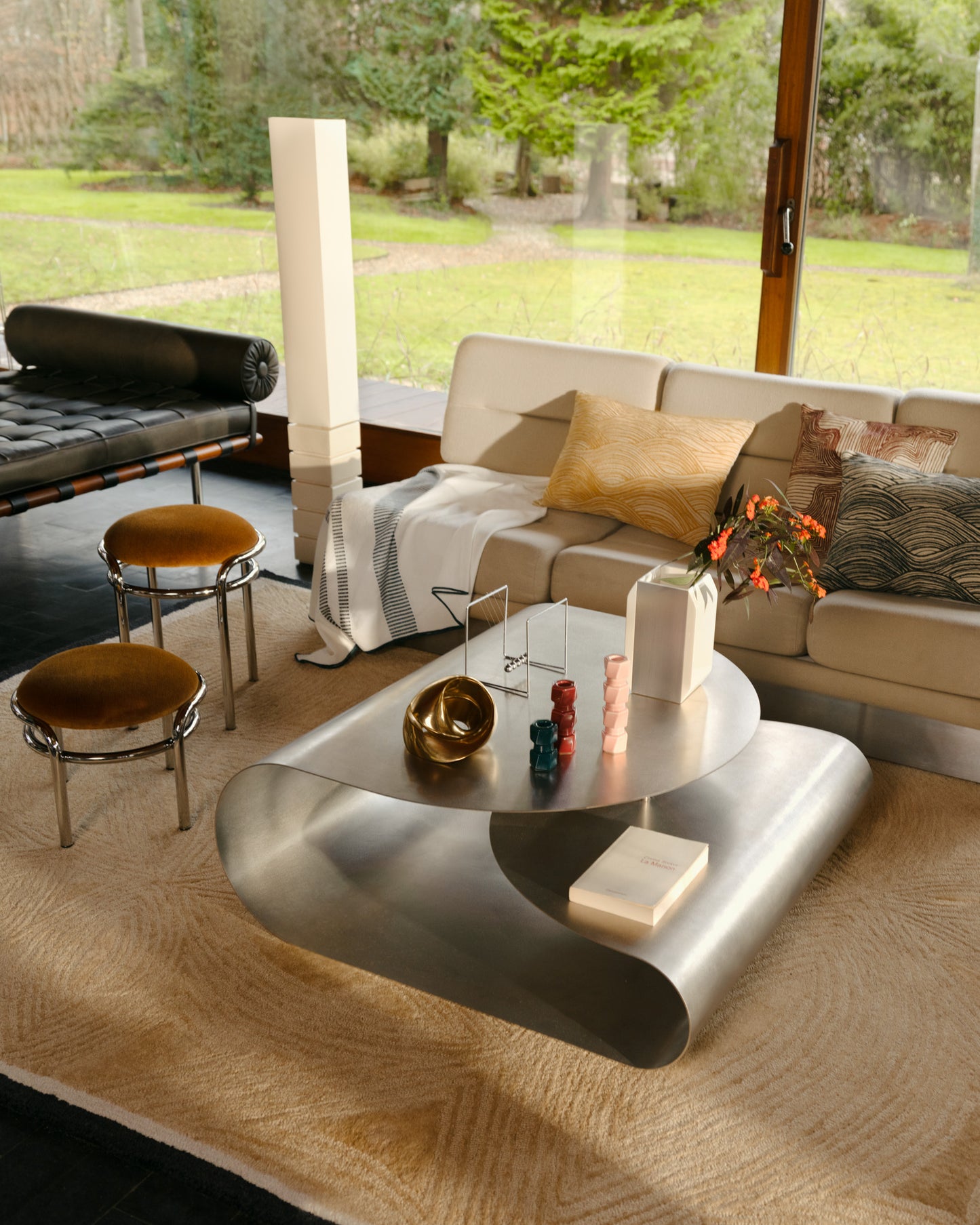 Table basse Gégé - Inox brossé