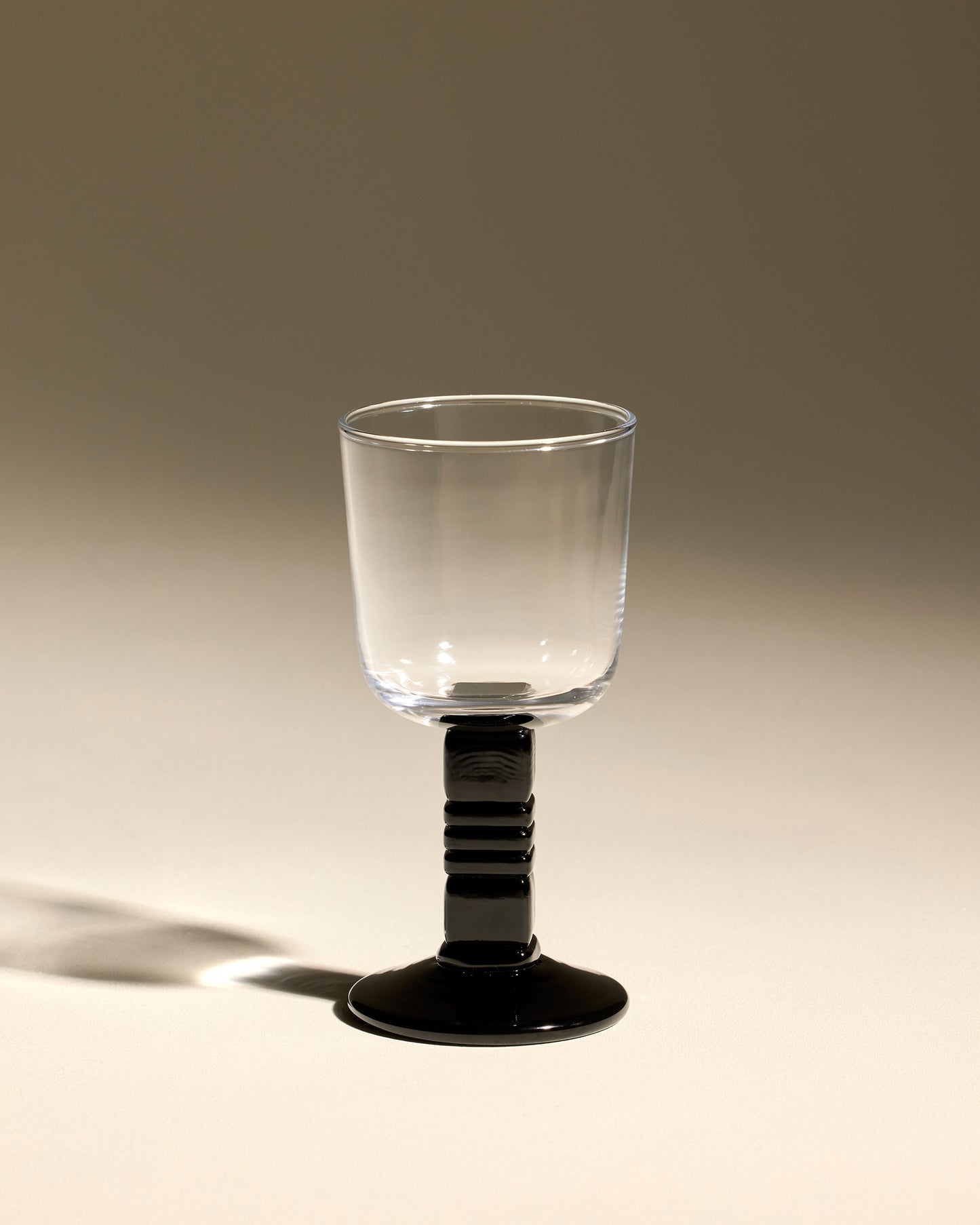 Verre à vin Pause - Noir Petit modèle | Noir  1 - Décoration Design