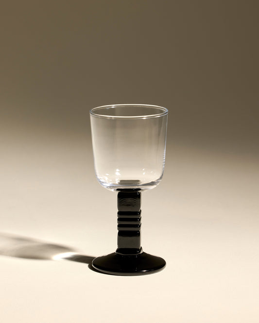 Verre à vin Pause - Noir Petit modèle | Noir  1 - Décoration Design