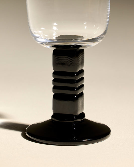 Verre à vin Pause - Noir  3 - Décoration Design