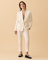 Veste de Smoking France - Blanc  3 - Mode Femme tendance