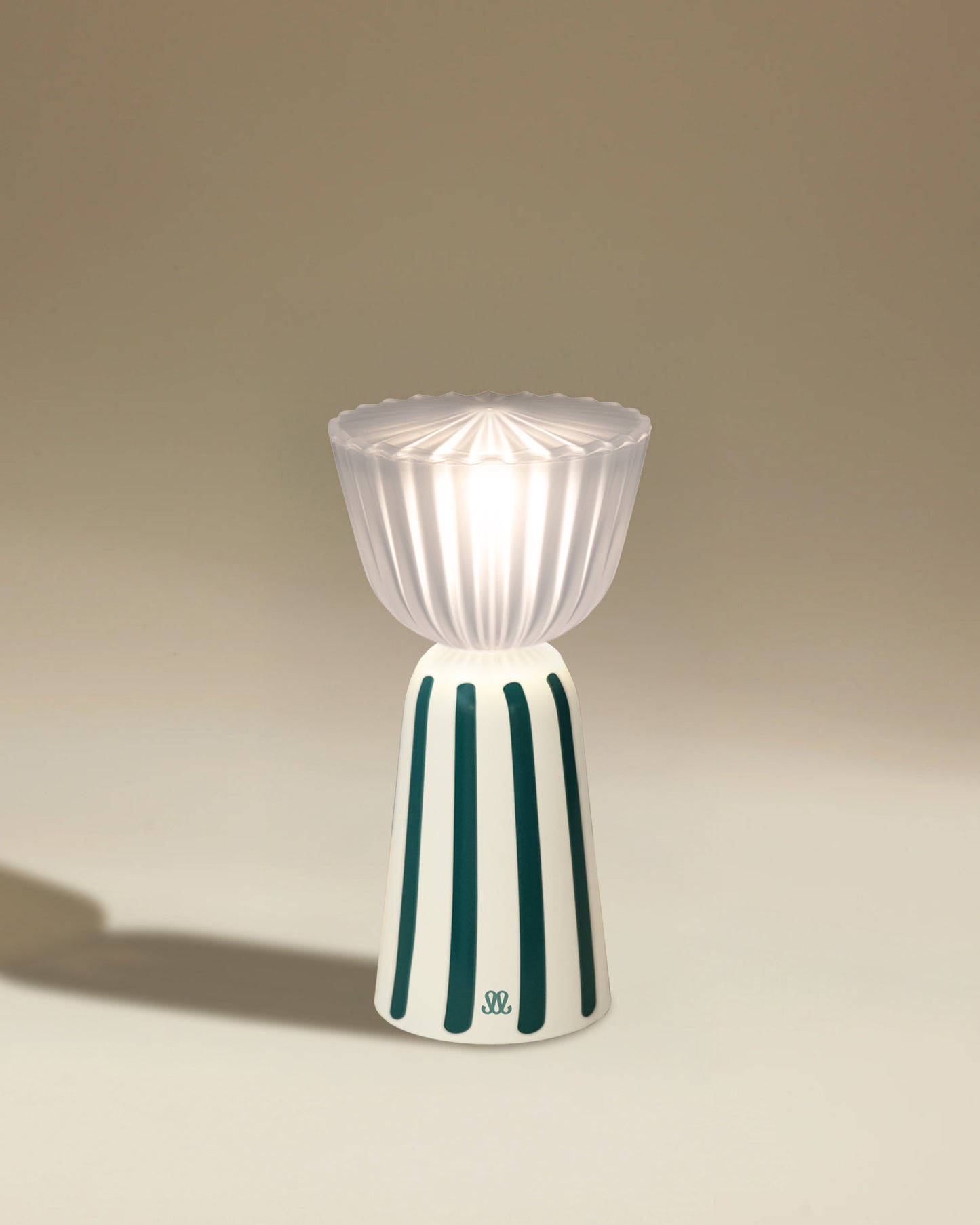Swiing Lamp - White / Sarah blue