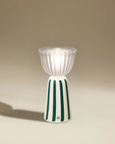 Swiing Lamp - White / Sarah blue