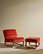 Grand Pouf Nico - Rouge