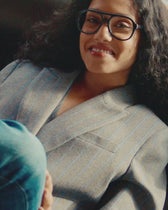 Alesia gray blazer jacket